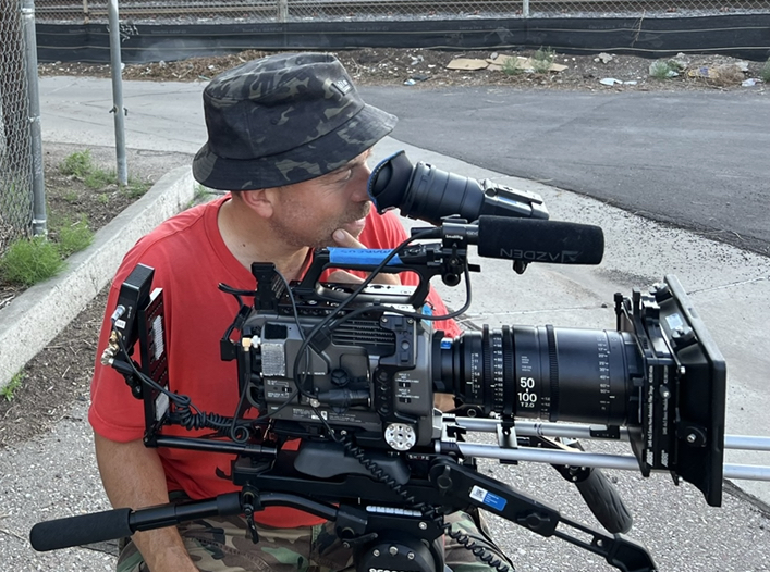Marcus Bleecker behind the camera